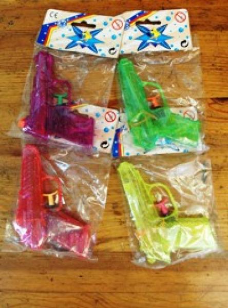 Wasserpistole mit Glitter 12 cm